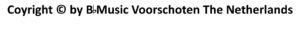 Copyright © by Bb Music Voorschoten The Netherlands